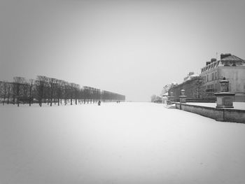 Snow covered landscape