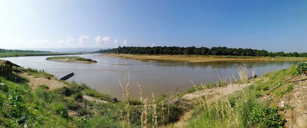 Panoramic view of landscape against sky