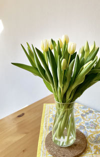 Close-up of vase on table