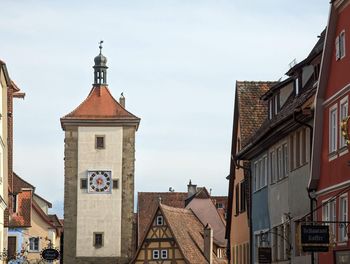 Low angle view of building against sky