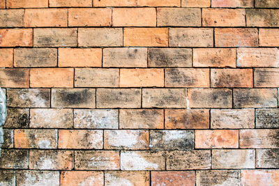 Full frame shot of brick wall