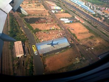 Aerial view of city