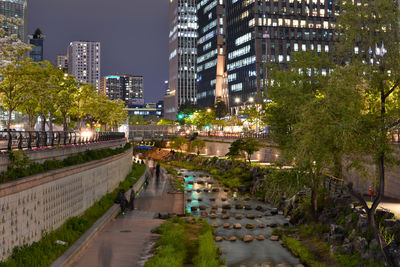 Buildings in city