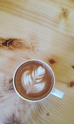 Close-up of coffee on table