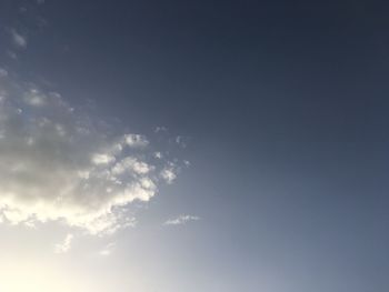 Low angle view of sky