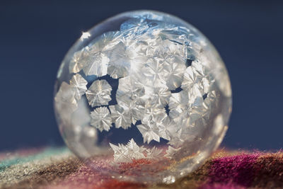 Close up of floral pattern