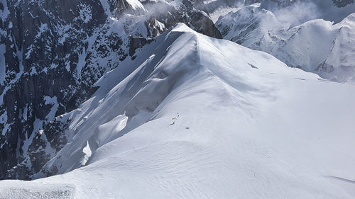 Snow covered mountain