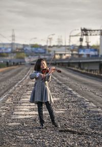 Young violinist