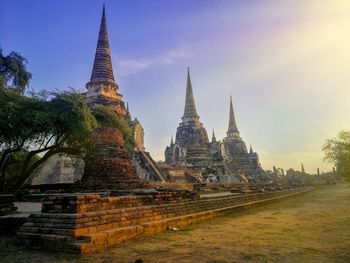 Temple against sky