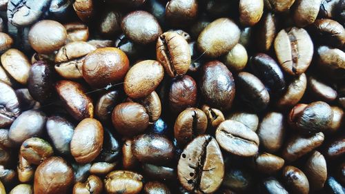 Full frame shot of coffee beans