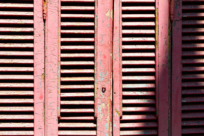 Full frame shot of patterned window