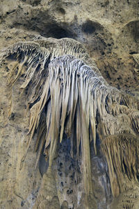 High angle view of a rock formation