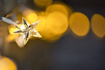 Close-up of christmas decoration