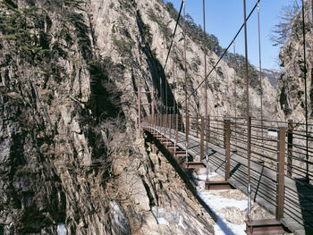 Panoramic view of bridge and buildings against sky