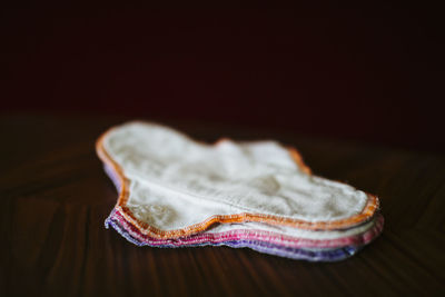 Stack of reusable sanitary pads