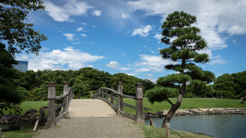 The hamarikyou gardens in tokyo are kind of  the japanese equivalent to the central park in new york