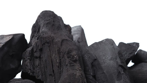 Low angle view of statue against clear sky