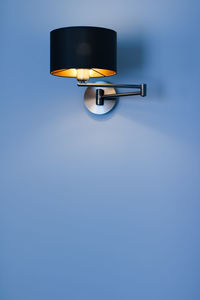 Close-up of electric lamp