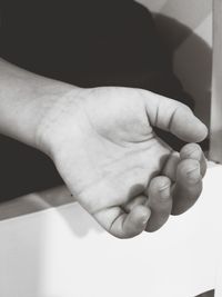 Close-up of hands