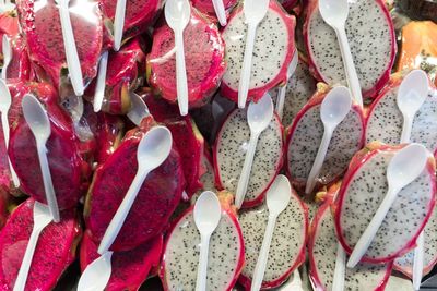 Full frame shot of umbrellas