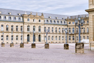 Exterior of old town against sky