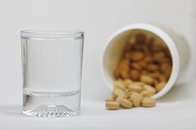 Close-up of drink on table