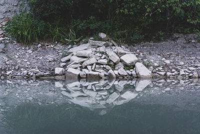 Scenic view of lake