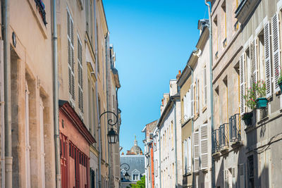 Low angle view of buildings against sky