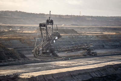A lignite mine or lignite quarry is a open-cast mine where lignite is extracted. brown coal mine