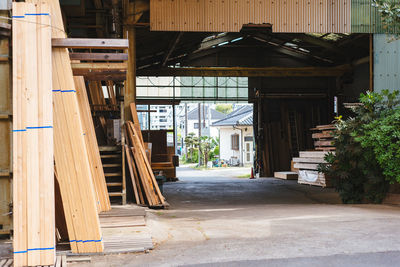 View of old building