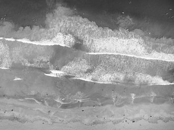 Aerial view of waves