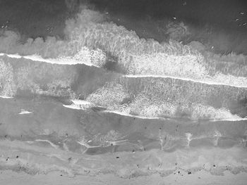 Aerial view of waves