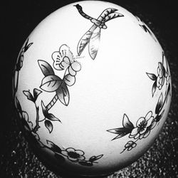 Close-up of decorations on wall