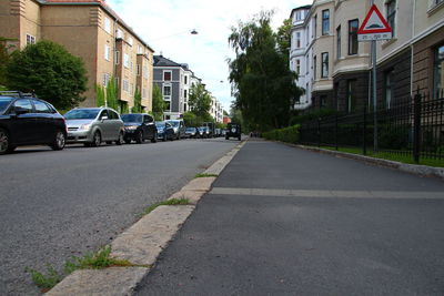 Street amidst buildings in city