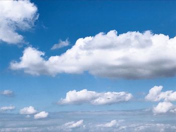 Low angle view of clouds in sky