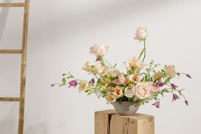 Potted plant on table