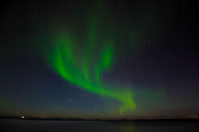 Scenic view of sky at night