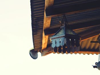 Low angle view of roof