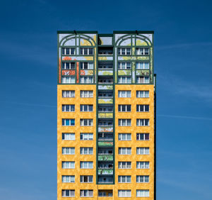 Low angle view of building against sky