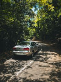 Cars on road