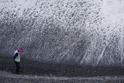 Woman in water