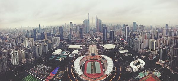 Cityscape against sky