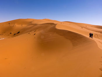 The sahara desert at its best. fascinating desert landscape in the south of morocco
