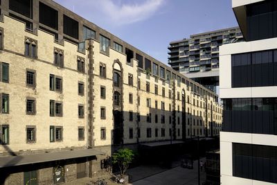  view of buildings against sky in cologne, germany. rheinauhafen