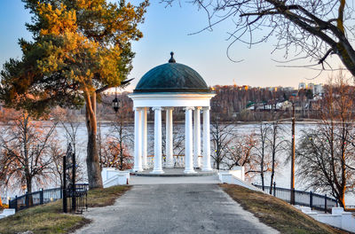 View of historic building. ostrovsky's gazebo.