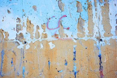 Full frame shot of weathered wall