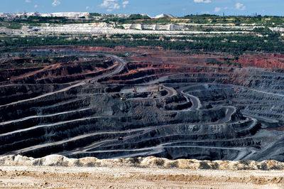 High angle view of stoilensky mining and processing plant