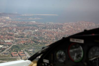 Aerial view of city