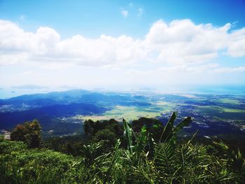 Scenic view of landscape against sky