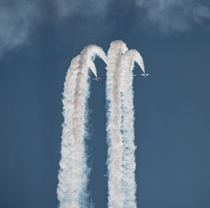 Acrobatics in southport  air show.
